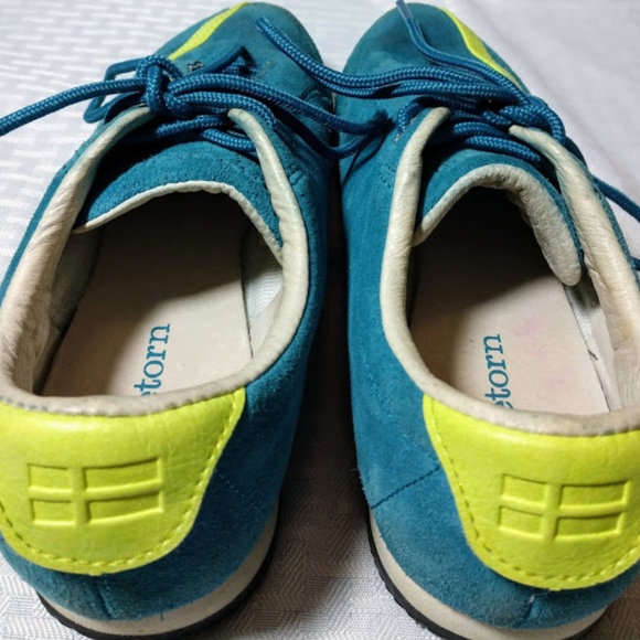 Tretorn Blue Suede Women's Sneaker Never Worn - Picture 6 of 7